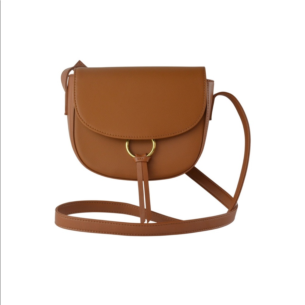 JJ Winters brown crows body purse